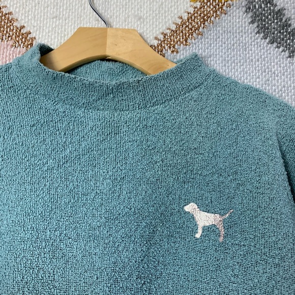 Victoria's Secret Pink Stadium Mock Neck Pullover - Picture 3 of 8